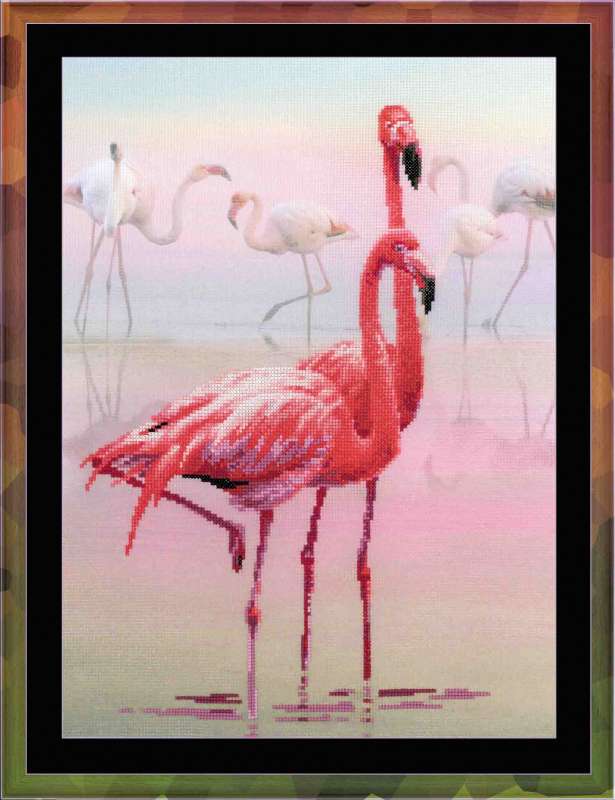 Набор для вышивания крестом «Flamingos • Фламинго» Design Works