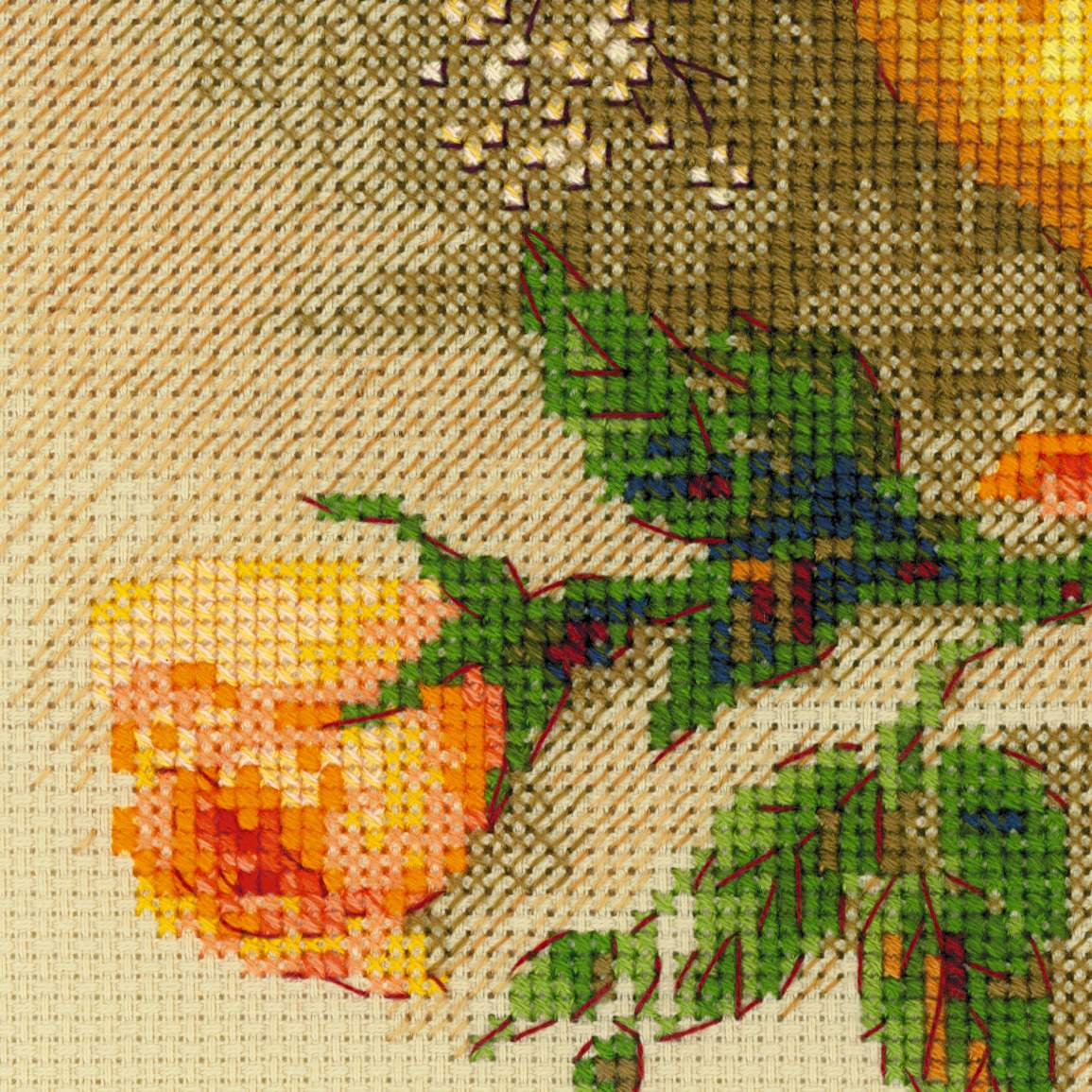 Набір для вишивки хрестиком Ріоліс v100 / 049 Чайні троянди