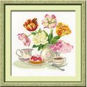 Наборы для вышивания Натюрморт с тюльпанами – фото 1 Наборы для вышивания Натюрморт с тюльпанами – фото 1