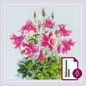 Наборы для вышивания Розовая аквилегия – фото 1 Наборы для вышивания Розовая аквилегия – фото 1