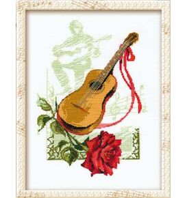Наборы для вышивания Гитара с розой – фото 1