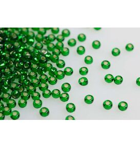 Товары для рукоделия Бисер 57060 - темно-зеленый – фото 1