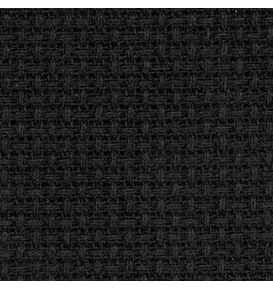 Товары для рукоделия Канва Zweigart Aida 14 черная (№5,5) 1 метр – фото 1