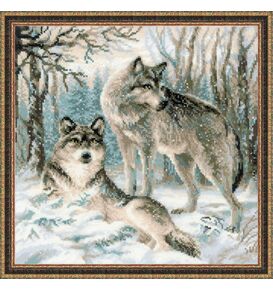 Наборы для вышивания Волчья пара – фото 1