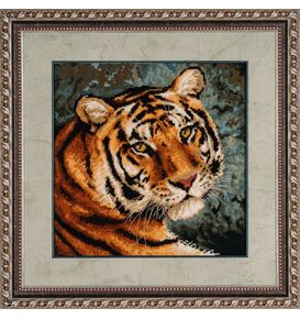  Вышитая картина "Амурский тигр" – фото 1