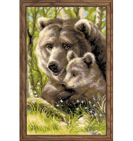 Наборы для вышивания Медведица с медвежонком – фото 1