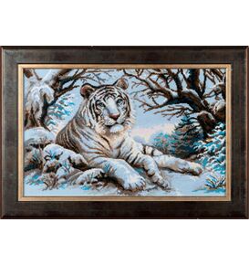  Вышитая картина "Бенгальский тигр" – фото 1