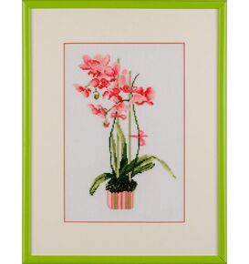  Вышитая картина "Сиреневая орхидея" – фото 1