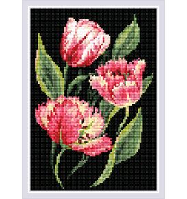  Алмазная мозаика "Ранние тюльпаны" – фото 1