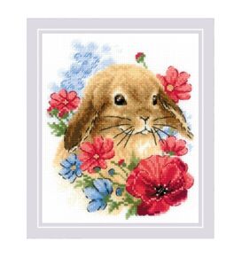 Наборы для вышивания Кролик в цветах – фото 1