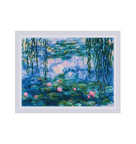 Наборы для вышивания «Водяные лилии» по мотивам картины К. Моне – фото 1