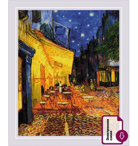 Наборы для вышивания "Ночная терраса кафе" по мотивам картины В. Ван Гога – фото 1