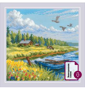 Наборы для вышивания Золотое лето. Лодка – фото 1