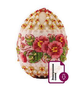  В226 Набор для бисероплетения "Яйцо пасхальное Примула" – фото 1