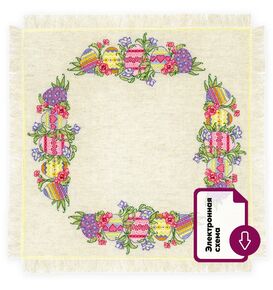 Наборы для вышивания 2322 Набор для вышивания Салфетка "Крашенки" – фото 1