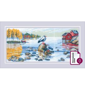 Наборы для вышивания 2328 Набор для вышивания "У озера" – фото 1