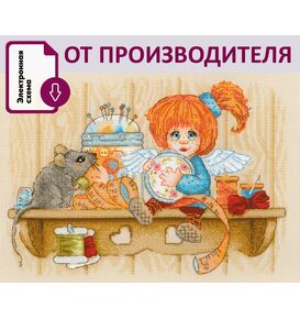 Наборы для вышивания 2271 Набор для вышивания "Ангел вышивальщицы" – фото 1