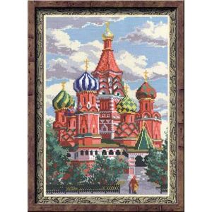 Наборы для вышивания Храм Василия Блаженного – фото 1 Наборы для вышивания Храм Василия Блаженного – фото 1