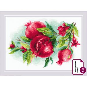 Наборы для вышивания Сочные гранаты – фото 1 Наборы для вышивания Сочные гранаты – фото 1