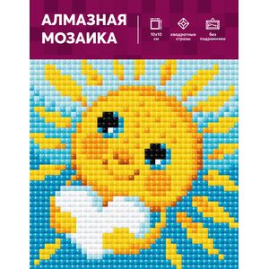 Алмазная мозаика "Солнышко" – фото 1  Алмазная мозаика "Солнышко" – фото 1