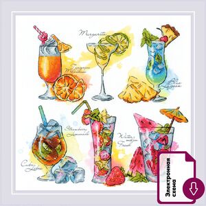 Наборы для вышивания Яркие коктейли – фото 1