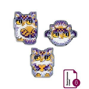 Наборы для вышивания Магниты «Совушки» – фото 1 Наборы для вышивания Магниты «Совушки» – фото 1