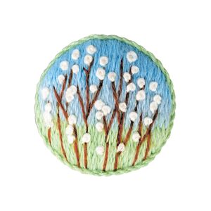 Наборы для вышивания Брошь "Верба" – фото 1