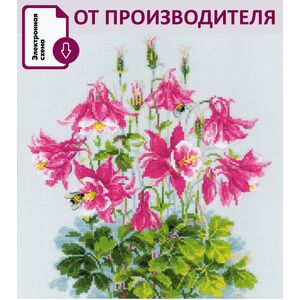 Наборы для вышивания 2264 Набор для вышивания "Розовая аквилегия" – фото 1