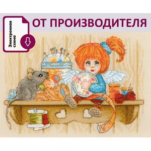 Наборы для вышивания 2271 Набор для вышивания "Ангел вышивальщицы" – фото 1