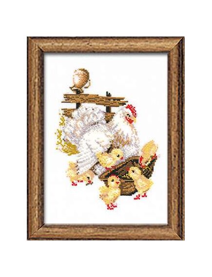 Наборы для вышивания Курица с цыплятами – фото 1
