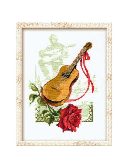 Наборы для вышивания Гитара с розой – фото 1