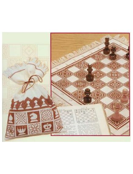 Наборы для вышивания Мешок и салфетка для шахмат – фото 1