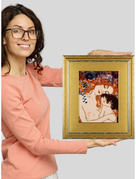 Наборы для вышивания «Материнская любовь» по мотивам картины Г. Климта – фото 5