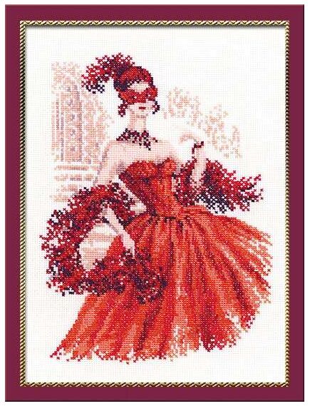 Наборы для вышивания Дама в красном – фото 1