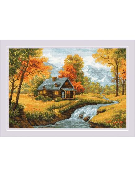 Наборы для вышивания Осенний пейзаж – фото 2