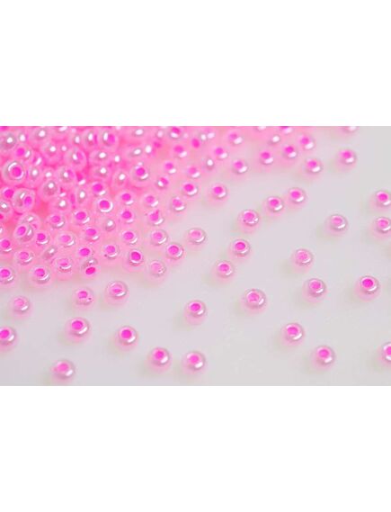 Товары для рукоделия Бисер 37175 - розовый перламутровый – фото 1