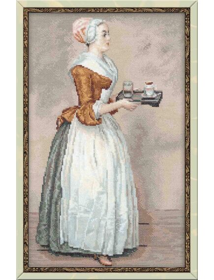Наборы для вышивания Шоколадница по мотивам картины Ж.Э. Лиотара – фото 1