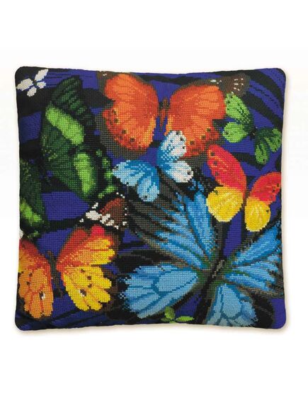 Наборы для вышивания Подушка "Бабочки" – фото 1