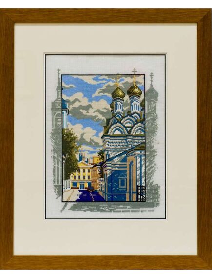  Вышитая картина "Черниговский переулок" – фото 1