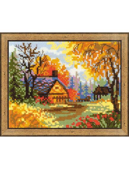 Наборы для вышивания Деревенский пейзаж. Осень – фото 1