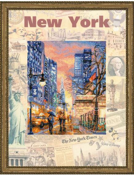 Наборы для вышивания Города мира. Нью-Йорк – фото 1