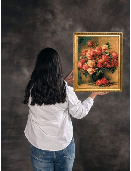 Наборы для вышивания Букет роз по  мотивам картины О. Ренуара – фото 5