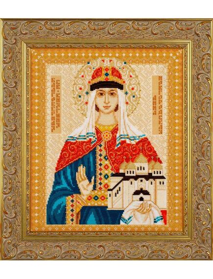  Вышитая картина "Св. Анна Новгородская" – фото 1