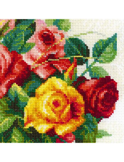 Наборы для вышивания Корзина с розами – фото 3