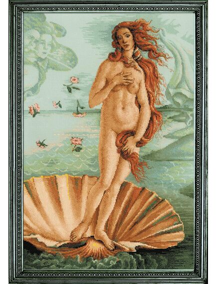 Наборы для вышивания «Рождение Венеры» по мотивам картины С. Боттичелли – фото 1
