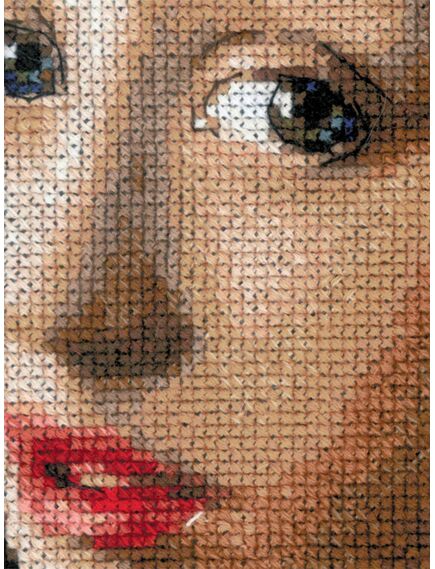 Наборы для вышивания «&#8206;Девушка с жемчужной серёжкой»&#8206; по мотивам картины Я. Вермеера – фото 6