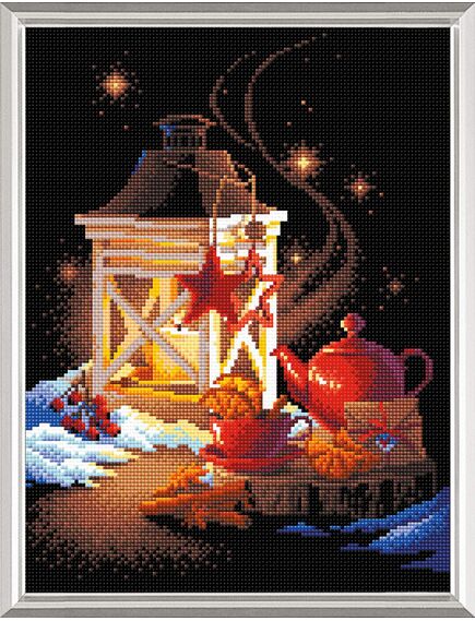  Алмазная мозаика "Зимний чай" – фото 1