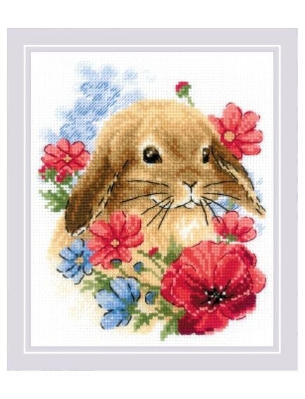 Наборы для вышивания Кролик в цветах – фото 1