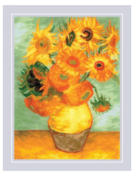 Наборы для вышивания «Подсолнухи» по мотивам картины В. Ван Гога – фото 1