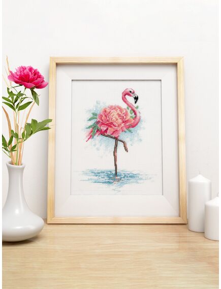 Наборы для вышивания Цветущий фламинго – фото 4